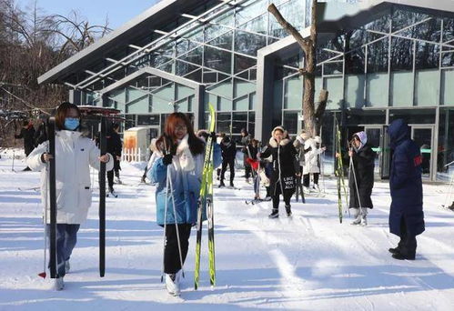 第十九届长春净月潭瓦萨国际滑雪节大学生越野滑雪培训正在进行中